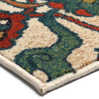 Orian Rugs Vibrance Punjab Multi Area Rug Corner Shot