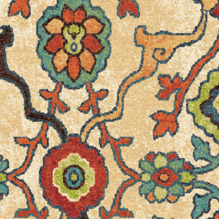 Orian Rugs Vibrance Punjab Multi Area Rug Close Up