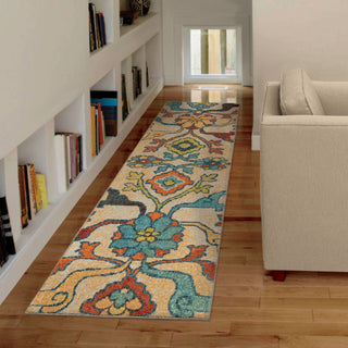 Orian Rugs Vibrance Punjab Multi Area Rug Runner