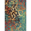 Orian Rugs Vibrance Watercolor Scroll Multi Area Rug main image