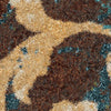 Orian Rugs Vibrance Watercolor Scroll Multi Area Rug Swatch