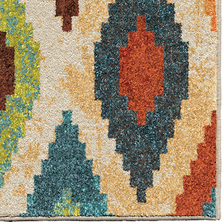 Orian Rugs Vibrance Aspect Twists Multi Area Rug Close Up