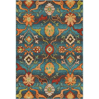 Orian Rugs Vibrance Punjab Blue Area Rug main image