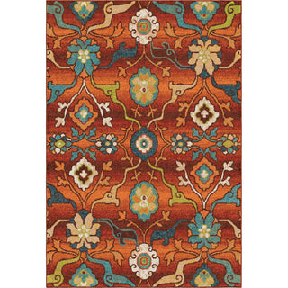 Orian Rugs Vibrance Punjab Red Area Rug main image