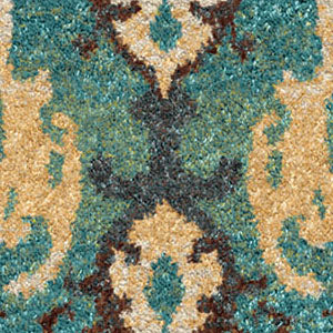 Orian Rugs Vibrance Turbie Blue Area Rug Swatch