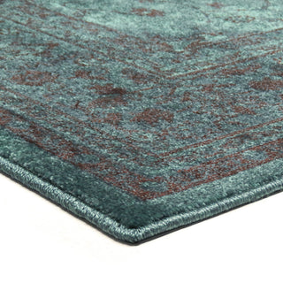 Orian Rugs Vibrance Grimaldi Blue Area Rug Corner Shot