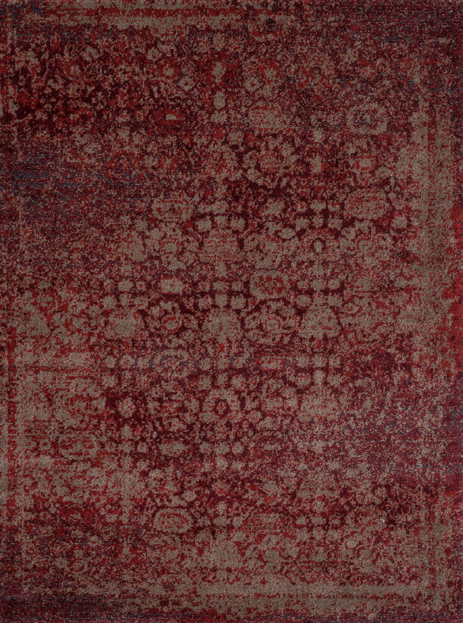Loloi Viera VR-05 Red / Taupe Area Rug main image