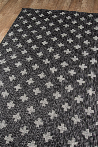 Momeni Villa VI-01 Charcoal Area Rug by Novogratz Corner Image Feature