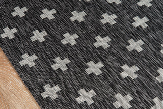 Momeni Villa VI-01 Charcoal Area Rug by Novogratz Close up