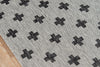 Momeni Villa VI-01 Grey Area Rug by Novogratz Close up