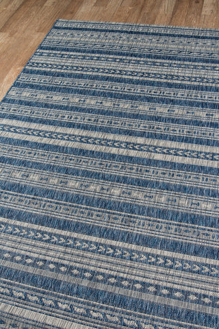 Momeni Villa VI-04 Blue Area Rug by Novogratz Corner Image