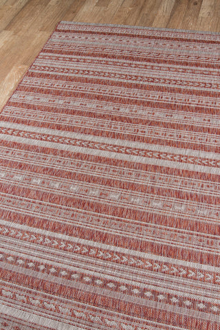 Momeni Villa VI-04 Copper Area Rug by Novogratz Corner Image Feature