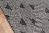 Momeni Villa VI-06 Charcoal Area Rug by Novogratz Close up
