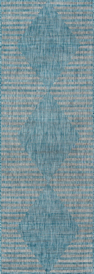 Momeni Villa VI-07 Aqua Area Rug by Novogratz Runner Image