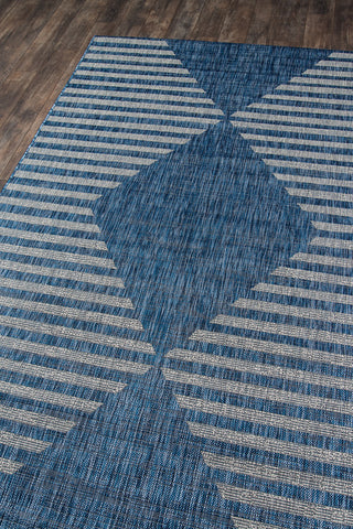 Momeni Villa VI-07 Blue Area Rug by Novogratz Corner Image