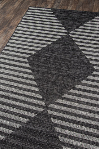 Momeni Villa VI-07 Charcoal Area Rug by Novogratz Corner Image