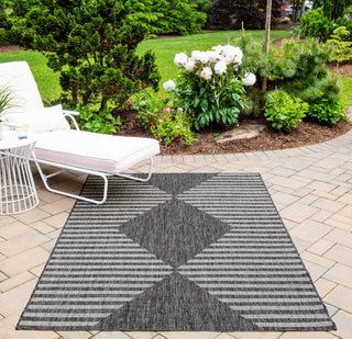 Momeni Villa VI-07 Charcoal Area Rug by Novogratz Main Image Feature