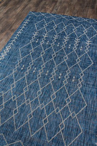 Momeni Villa VI-08 Blue Area Rug by Novogratz Corner Image