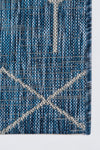 Momeni Villa VI-08 Blue Area Rug by Novogratz Close up