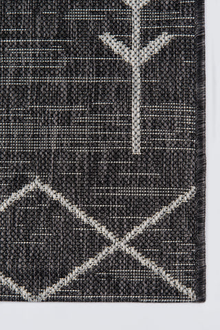 Momeni Villa VI-08 Charcoal Area Rug by Novogratz Close up