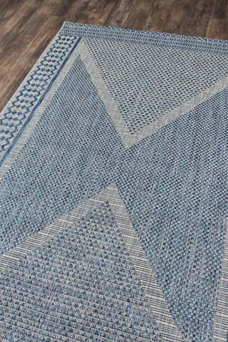 Momeni Villa VI-12 Blue Area Rug by Novogratz Corner Image