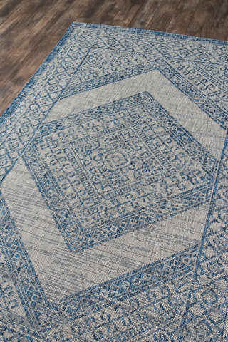 Momeni Villa VI-13 Blue Area Rug by Novogratz Corner Image