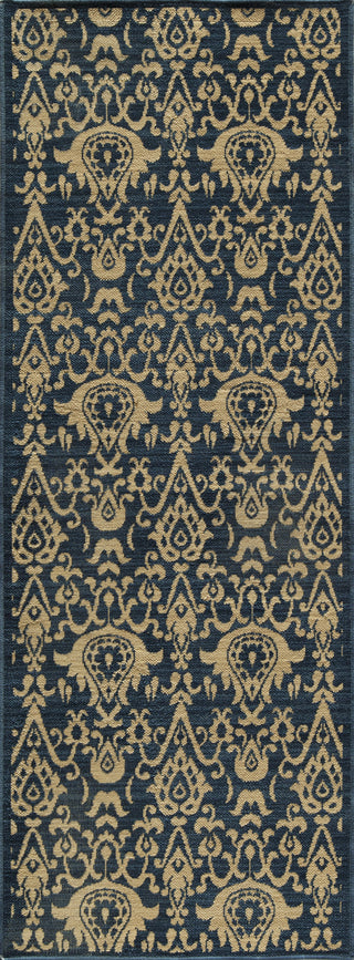 Momeni Vintage VIN-1 Indigo Area Rug Runner