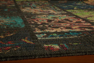 Momeni Vintage VIN-7 Charcoal Area Rug Corner Shot