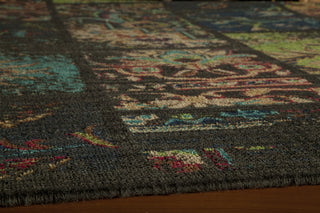 Momeni Vintage VIN-7 Charcoal Area Rug Closeup