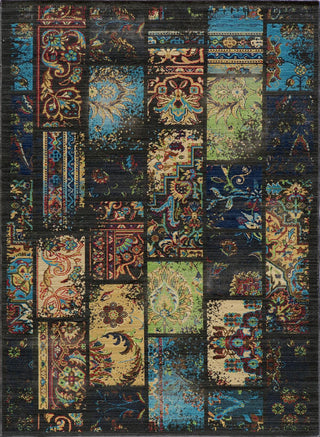 Momeni Vintage VIN-7 Charcoal Area Rug 