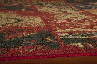 Momeni Vintage VIN-7 Raspberry Area Rug Closeup