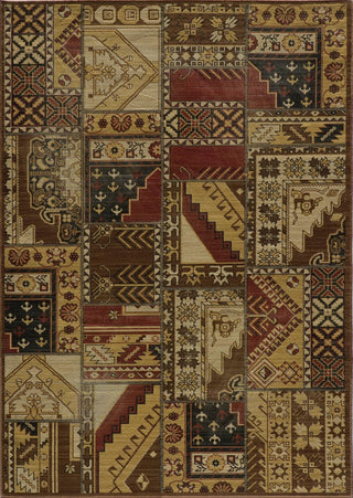 Momeni Vintage VIN-8 Tribal Gold Area Rug 