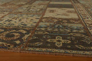 Momeni Vintage VIN11 Light Blue Area Rug Corner Shot