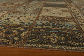 Momeni Vintage VIN11 Light Blue Area Rug Closeup