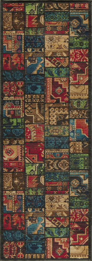 Momeni Vintage VIN12 Multi Area Rug Close Up