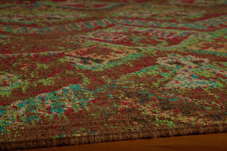 Momeni Vintage VIN14 Raspberry Area Rug Corner Shot