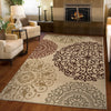 Orian Rugs Virtuous Scrolled Eclipse Ivory Area Rug Room Scene