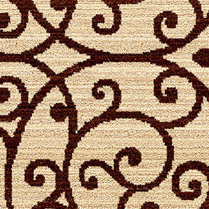 Orian Rugs Virtuous Scrolled Eclipse Ivory Area Rug Swatch