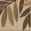 Orian Rugs Virtuous Tangled Leaves Beige Area Rug Close Up