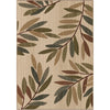 Orian Rugs Virtuous Tangled Leaves Beige Area Rug main image