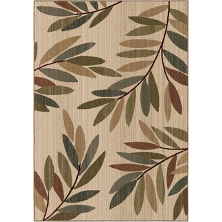 Orian Rugs Virtuous Tangled Leaves Beige Area Rug main image