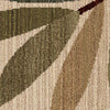 Orian Rugs Virtuous Tangled Leaves Beige Area Rug Swatch
