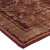 Orian Rugs Virtuous Faded Traditional Burgundy Area Rug Corner Shot