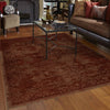 Orian Rugs Virtuous Faded Traditional Burgundy Area Rug Room Scene Feature