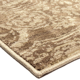 Orian Rugs Virtuous Empress Beige Area Rug Corner Shot