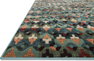 Loloi Vista VT-05 Blue / Multi Area Rug Corner Shot