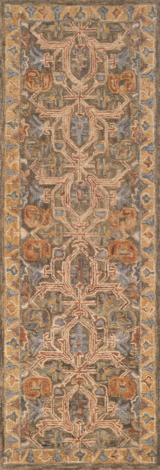 Loloi Victoria VK-01 Walnut/Multi Area Rug 2'6''x7'6'' Runner