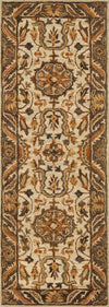Loloi Victoria VK-02 Ivory/Dk Taupe Area Rug 2'6''x7'6'' Runner
