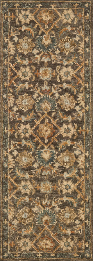 Loloi Victoria VK-08 Dk Taupe/Multi Area Rug 2'6''x7'6'' Runner