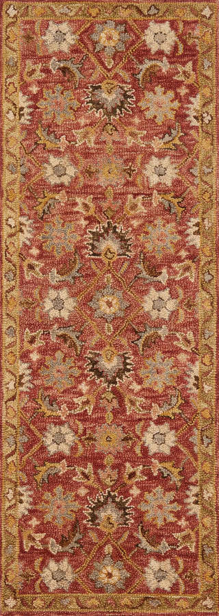 Loloi Victoria VK-09 Terracotta/Gold Area Rug 2'6''x7'6'' Runner